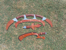Bat'leth Star Trek set Klingon Bat'leth -Polish Steel,true size metal replica picture