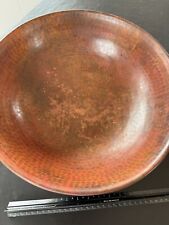 Large Copper Hand Hammered Bowl - Gorgeous picture