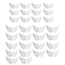 Mini Small Angel Wings for Crafts White Wings Patches Clothes Applique DIY Craft picture