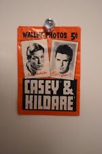 1962 TOPPS CASEY AND KILDARE  EMPTY Cello Pack Rare picture
