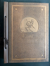 Ca. 1940 Scrap Book  10.2 x 13.8 in, all blank pages NEVER USED picture