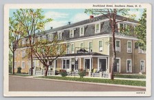 Southern Pines North Carolina The Southland Hotel c.1930s Antique Postcard picture