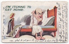 VTG 1909 Comic Postcard 