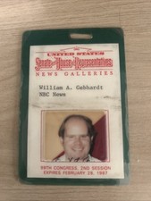 1987 US Senate & House Representatives Pic ID, 99th Congress 2nd Session- News picture