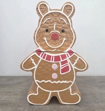 Viral Disney Winnie the Pooh Gingerbread Cookie Jar Christmas Canister picture