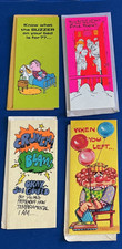LOT OF 4 Vintage GREETING CARDS  Unused Read picture