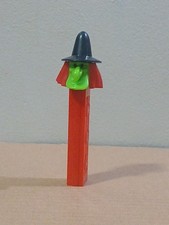  Pez Container Witch Black Hat No Feet Halloween Vintage VG picture