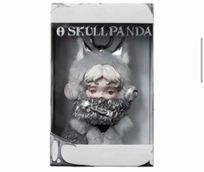 POP MART SKULLPANDA x XG Plush Doll Pendant Gray Japan Exclusive Boxed picture