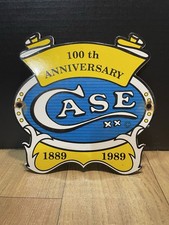 Vintage 8x8 Porcelain Case XX 100th Anniversary Sign Knife Company Advertisement picture