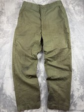 OG 507 Army Green Utility Trouser Pants, Durable Press, Vintage 34 picture