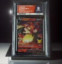 Pokémon TCG Lance's Charizard V SWSH133 Celebrations Promo Holo ACE 8 NM/M picture