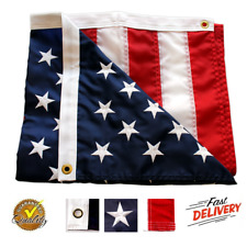 3'X5' ft American Flag US USA | EMBROIDERED Stars| Sewn Stripes| Brass Grommets picture