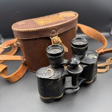 WWII Italian Military Binoculars Filotecnica Milano 6x30 Regio Esercito w Case picture