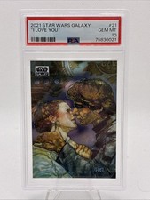 2021 Star Wars Galaxy I Love You #21 🔥 PSA 10 picture