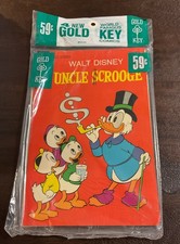 HTF 1973 Gold Key 4-Pack SEALED Uncle Scrooge #103 Micky Mouse #140 VF-NM Barks picture
