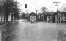 Street View Flood Water Tower Brookport Illinois IL - Reprint picture