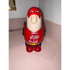 Bud Man with Cape Beer Stein Budweiser Collectors Edition 1989 picture