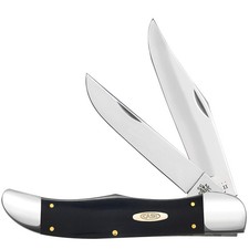 CASE XX KNIVES BLACK SYNTHETIC FOLDING HUNTER 2265 SS (22482) POCKET KNIFE picture