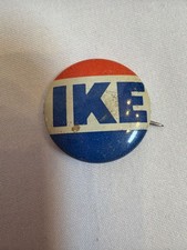 Vintage 1952/1956 Dwight D. Eisenhower IKE Presidential Campaign Pinback Button picture