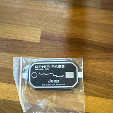 Jeep Badge of Honor 2024 Ophir Pass Ophir, CO Collectible Vehicle Badge picture