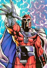 Topps Marvel MAGNETO 1/1 OA Cisco Rivera Black Foil UNREAL Sketch Card picture
