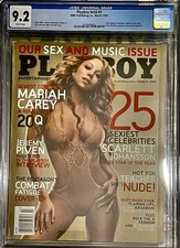 CGC Graded 9.2 PLAYBOY MAGAZINE March 2007 Mariah Carey V54 #3 picture