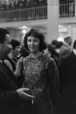Betsy Blair at the Theatre de Paris for the premiere of the play T- Old Photo picture