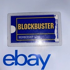 VINTAGE ONE OF A KIND EXTREMELY RARE BLOCKBUSTER VIDEO LAMINATED MEMBERSHIP CARD picture