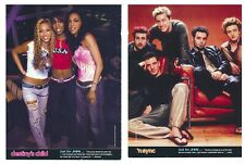 Early 2000s Destiny's Child & 'N SYNC Magazine Clipping Page picture