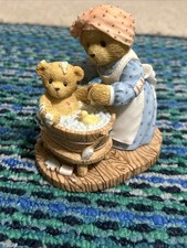 VTG Cherished Teddies 2001 Marci & Ashlee Wash Away Your Worries #101673 picture