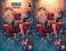 MIDNIGHT SPIDER-MAN #1 KEN LASHLEY NYCC EXCLUSIVE VARIANT SET W COA's picture