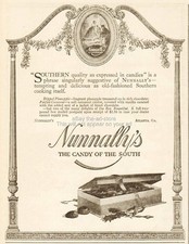 1919 Nunnally s Candy of the South Chocolate Dipped Pineapple Atlanta GA Ad picture
