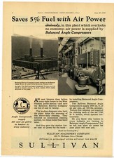 1929 Sullivan Machinery Co. Ad: Scranton Electric Co. Power Station Susquehanna picture