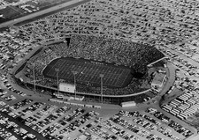 An aerial view of City Stadium Green Bay Wisconsin 1960 Informally- Old Photo picture