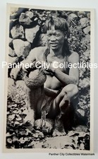 Original WWII Era Philippines Photograph Native Indigenous Man With Woven Basket picture