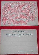 POSTCARD MILITARY GARRISON OF PALERMO 1903 picture