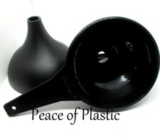 Tupperware New Set 2 Funnels Giant Hershey Kiss Valentine Funnel Black picture