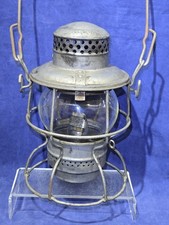 1945 Milwaukee Road Adlake Kero Railroad Lantern CMStP&P RR Kopp Clear Globe  picture