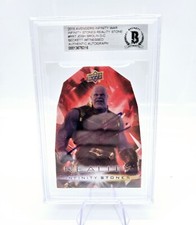 2018 Upper Deck Avengers Infinity Thanos Signed Josh Brolin Auto Beckett 10 COA picture