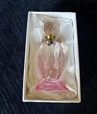 Oleg Cassini Crystal Perfume Bottle Decorative in Box w/ Paper Inserts picture