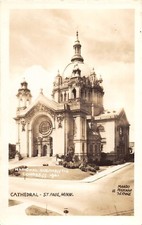 D10/ St Paul Minnesota RPPC Postcard 1941 Cathedral Nat'l Eucharistic Congress picture
