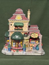 Lemax: Janet's Floral (building) RARE  VTG picture