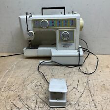 VINTAGE Nelco Ultra Sewing Machine Heavy Duty 5102A Pedal Tested Working picture