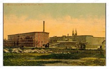 Fall River Massachusetts circa 1900s Wampanoag Mills Standard Postcard picture