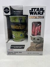 STAR WARS The Mandalorian (Baby Yoda) CERAMIC TRAVEL MUG WITH COCOA GIFT SET picture