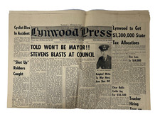 Vintage Lynwood Press Newspaper - March 7, 1968 - Historical Collectible picture
