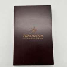 WINCHESTER 2008 LIMITED EDITION BURL WOOD KNIFE SET BOX ONLY picture