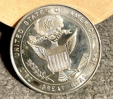 1782-1841 Great Seal Coin Annuit Coeptis Eye Of Providence Masonic Symbol picture