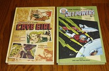 Bob Powell's Complete Cave Girl + Jet Powers Hardcover books NEW, Dark Horse picture