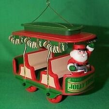 Ornament - 'Here Comes Santa - Trolley' 'Collector's Series' Hallmark 1982 - NEW picture